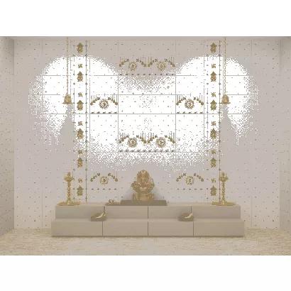 Wall Tiles for Pooja Room