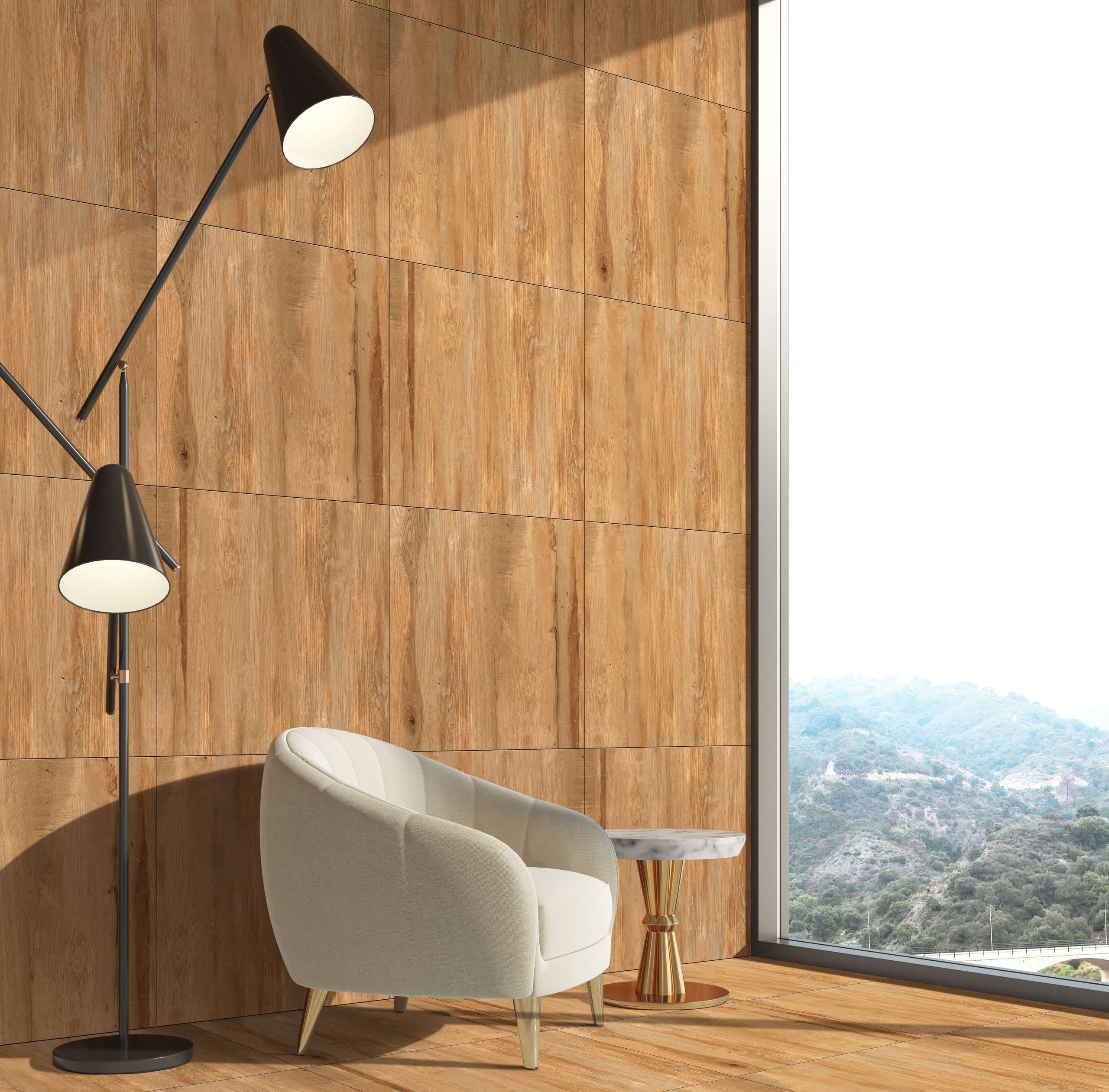 Matte Finish DGVT Rio Wood Vitrified tile 600x600 mm