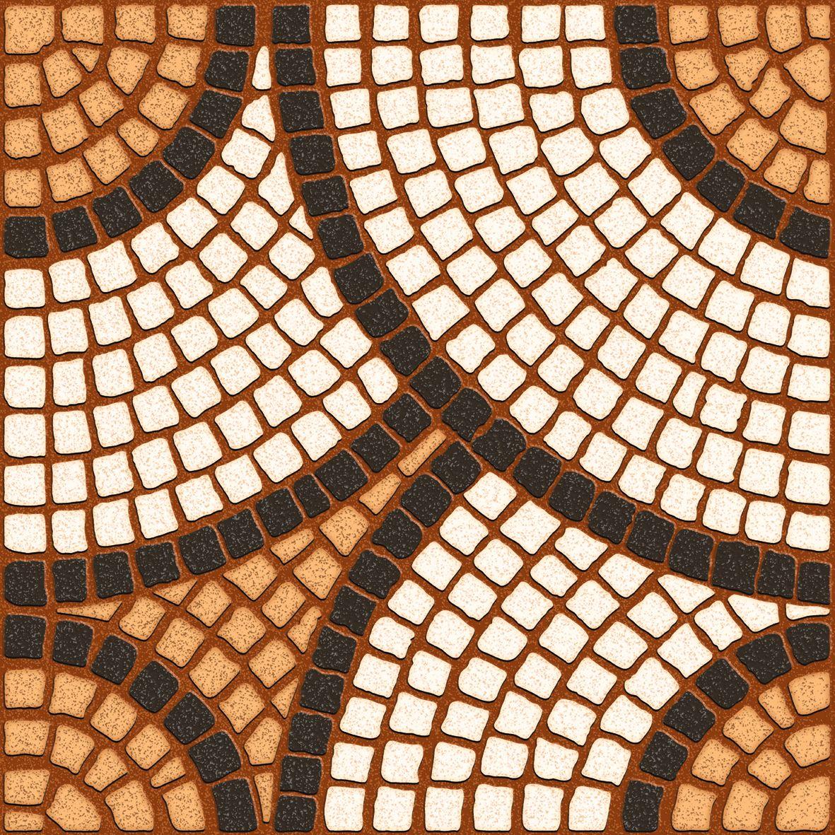 Matte Finish HP Kaso Brown Digital Paver tile 300x300 mm