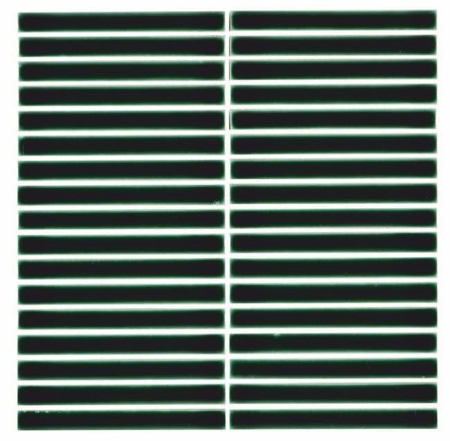 Glossy Finish Dark Green Gloss 3D KitKat Ceramic tile 298x303 mm