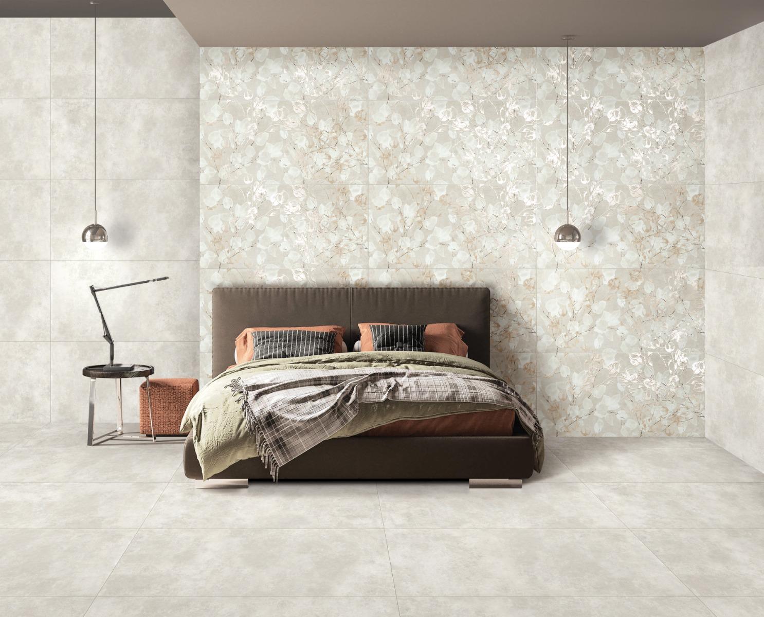 Matte Finish DR DGVT Mystery Taupe Grey Glazed Vitrified Tiles 600x1200 mm