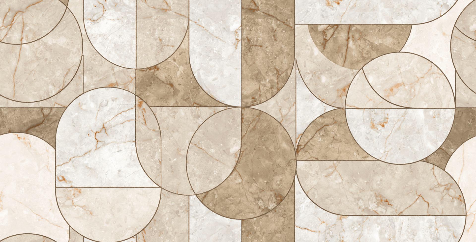 Carving Matte DR Breccia Arc Carving Wallpaper false tile 600x1200 mm