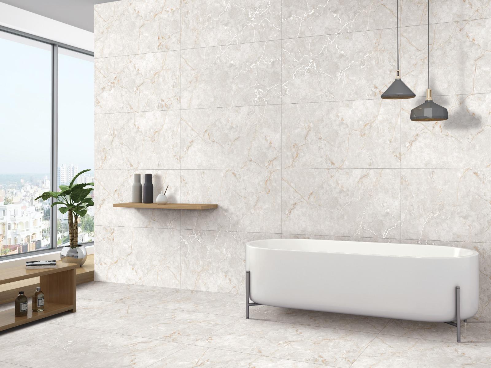 Matte Finish DR Carving Breccia Gold Veins Marble Glazed Vitrified Tiles 600x1200 mm