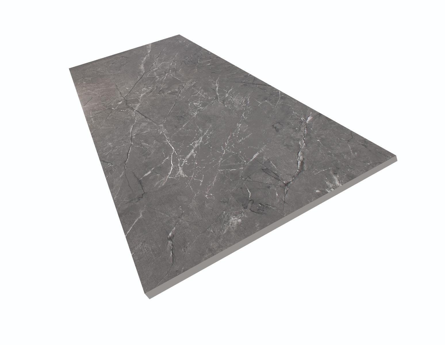 Matte Finish DR Carving Endless Rondline Grey DK Glazed Vitrified Tiles 600x1200 mm