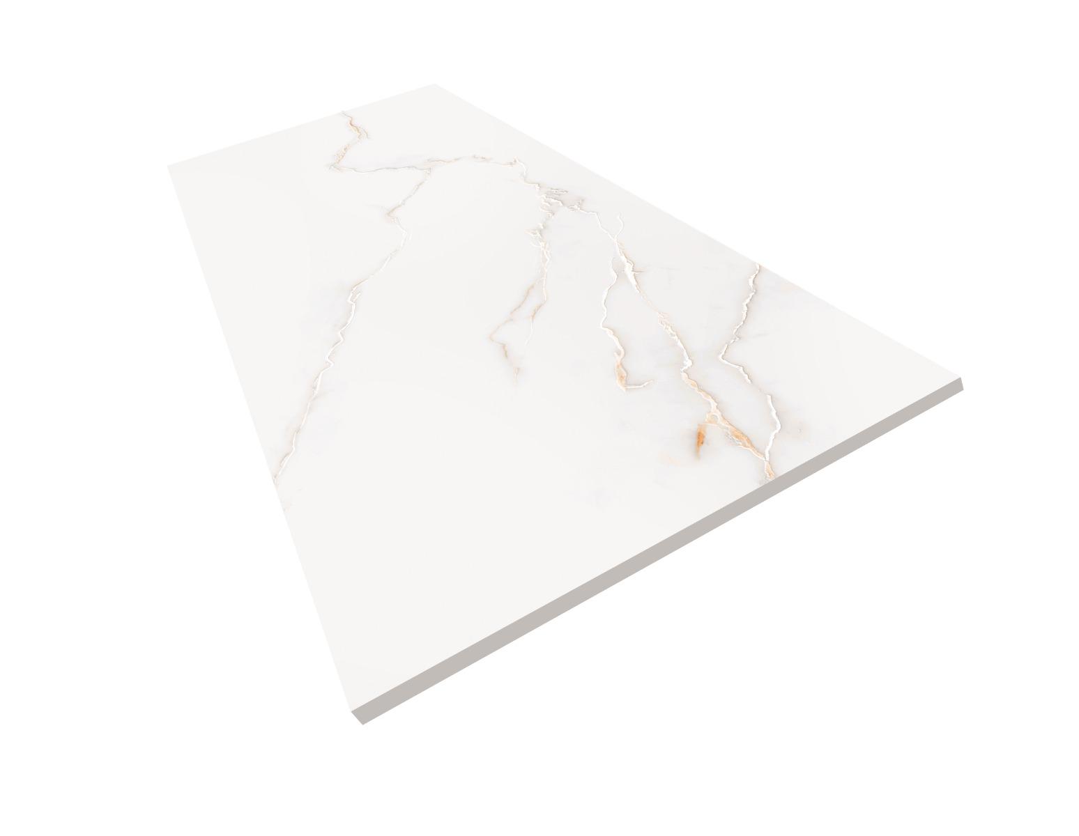 Matte Finish DR Carving Endless Statuario Gold Vein Glazed Vitrified Tiles 600x1200 mm
