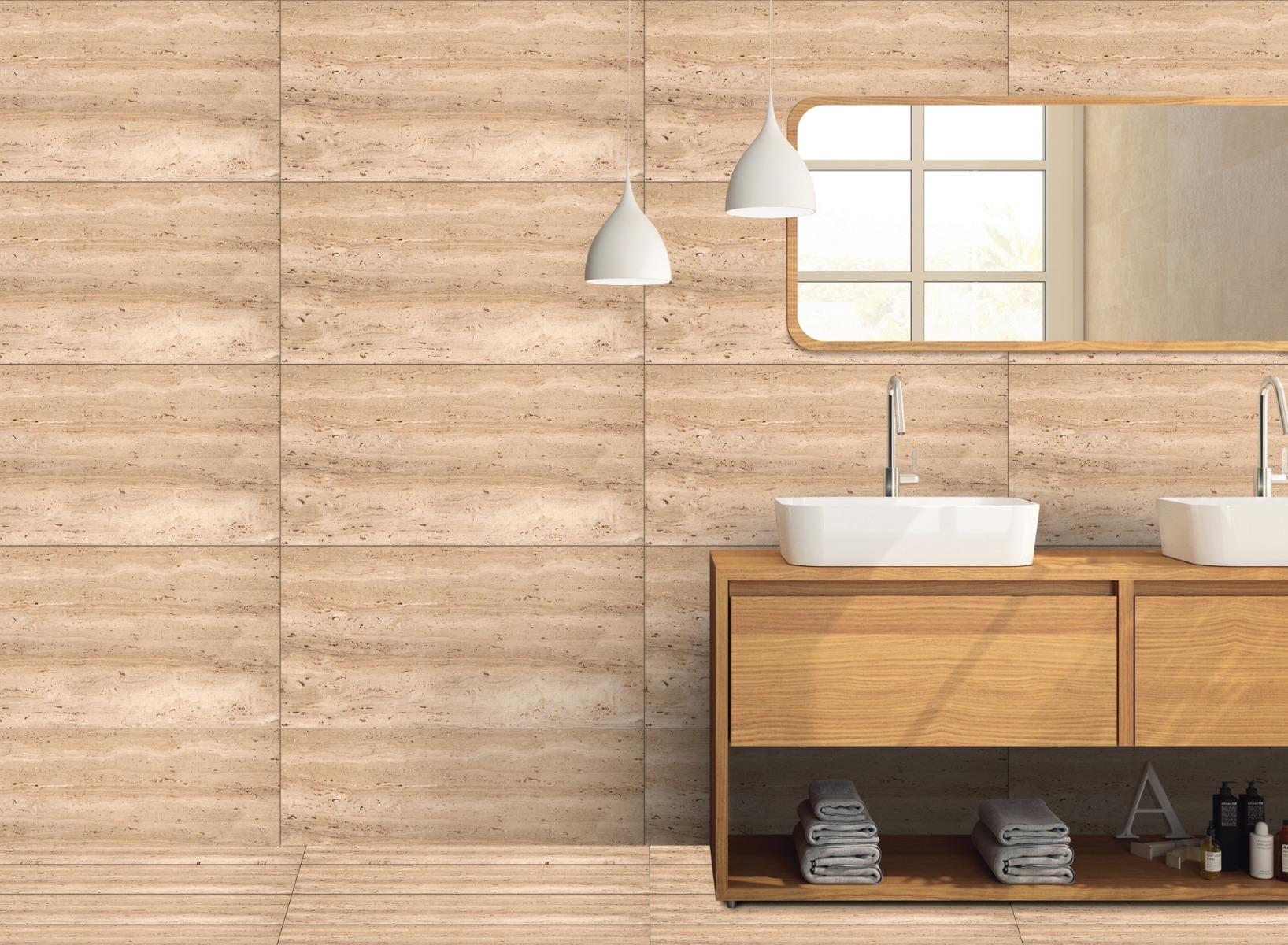 Matte Finish DR Carving Navona Travertine Marble Carving tile 600x1200 mm