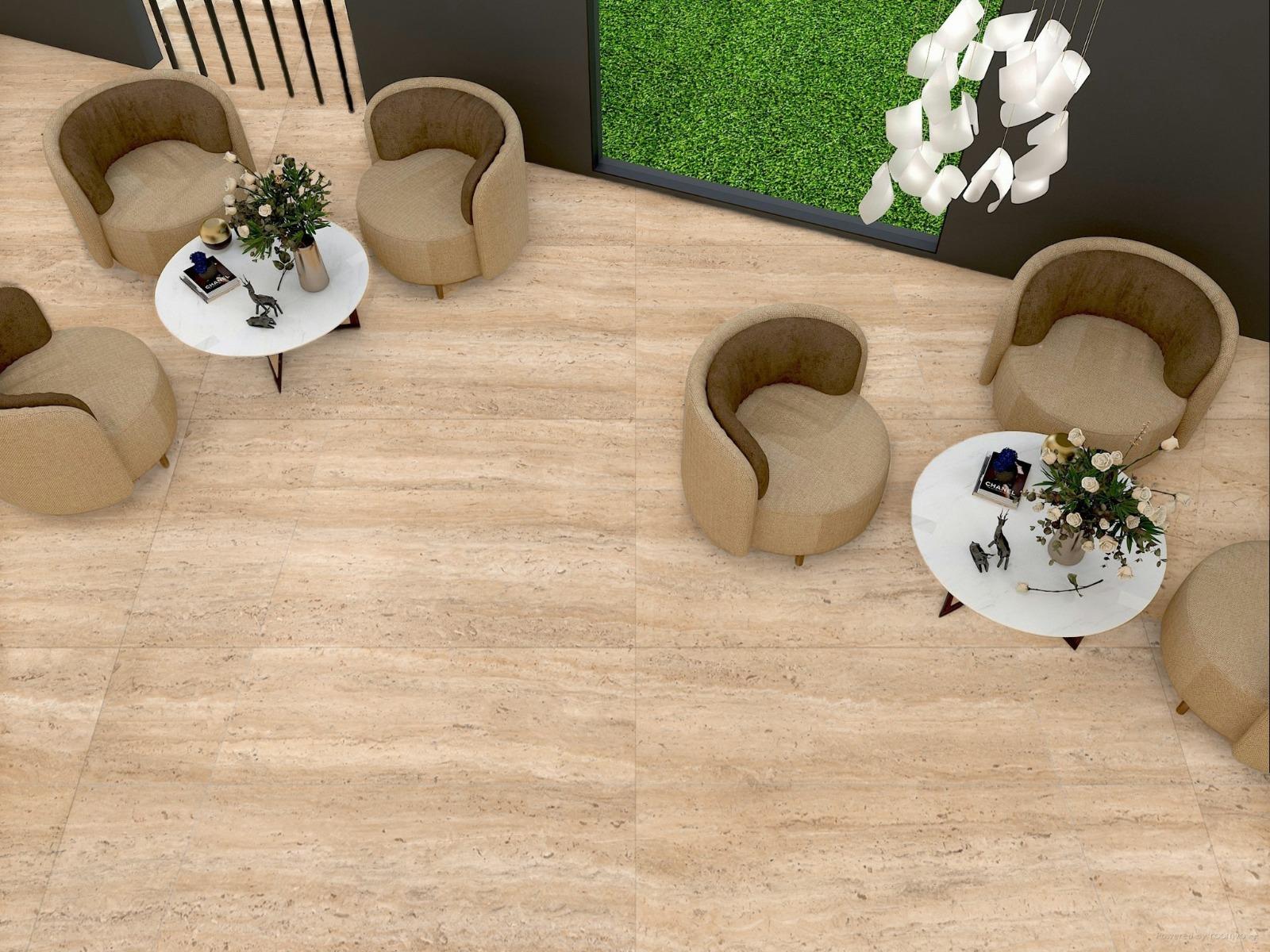 DR Carving Navona Travertine Marble