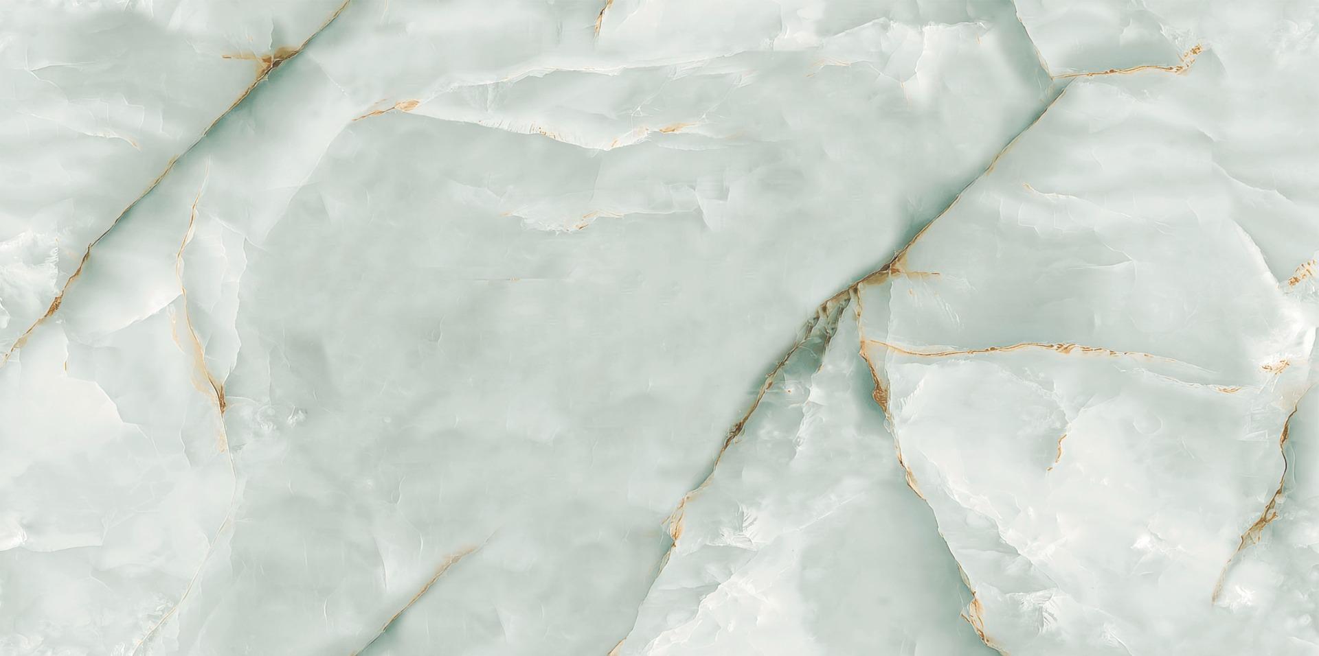 Glossy Finish DR Crystalline Aqua Endless Gloss Glazed Vitrified Tiles 600x1200 mm