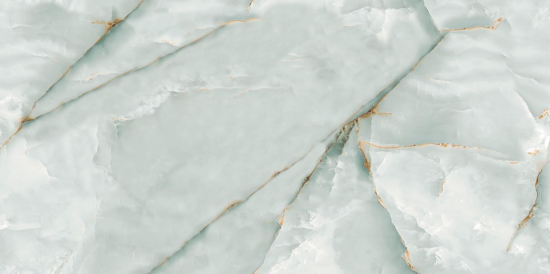 Glossy Finish DR Crystalline Aqua Endless Gloss Glazed Vitrified Tiles 600x1200 mm