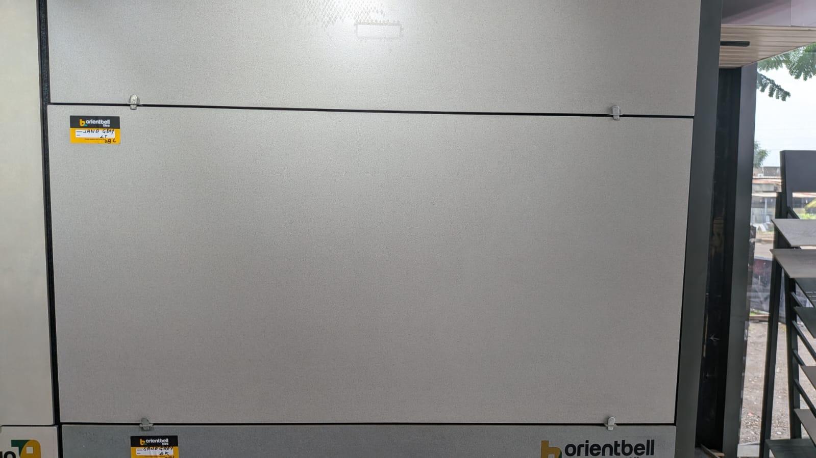 Matte Finish DR DGVT Sand Grey LT Glazed Vitrified Tiles 600x1200 mm