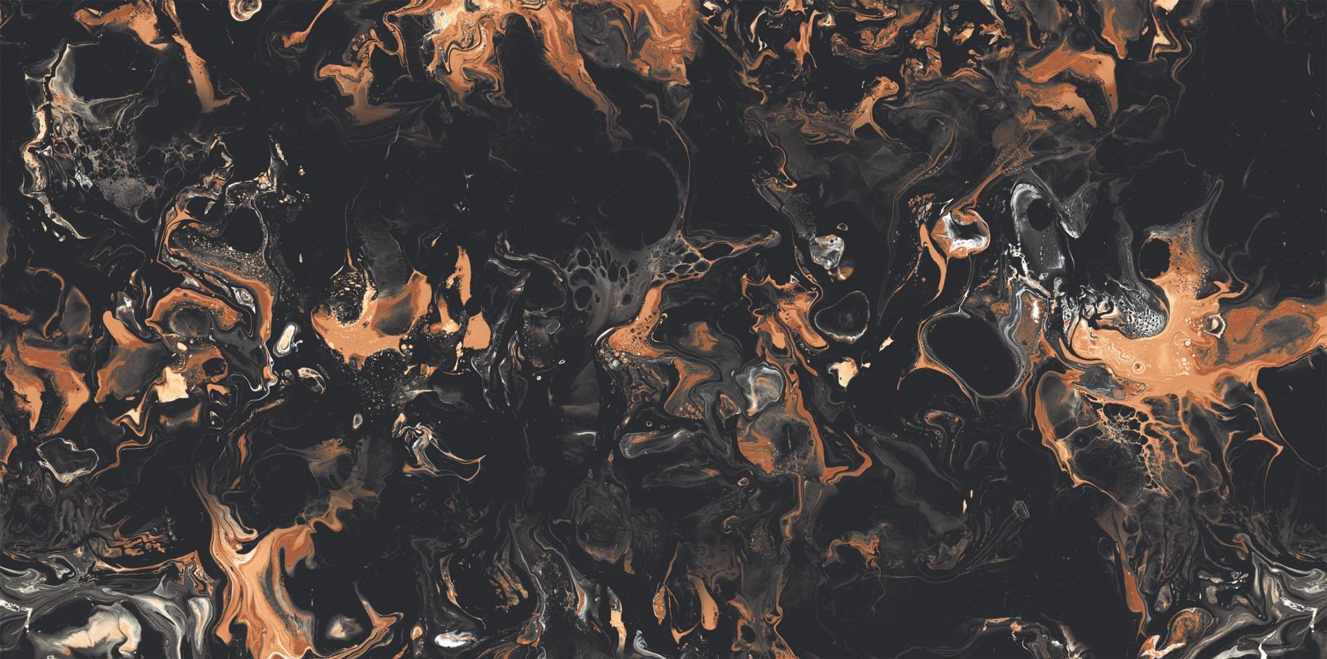 Super Glossy Finish DR Liquid Flame Black Super Gloss false tile 600x1200 mm