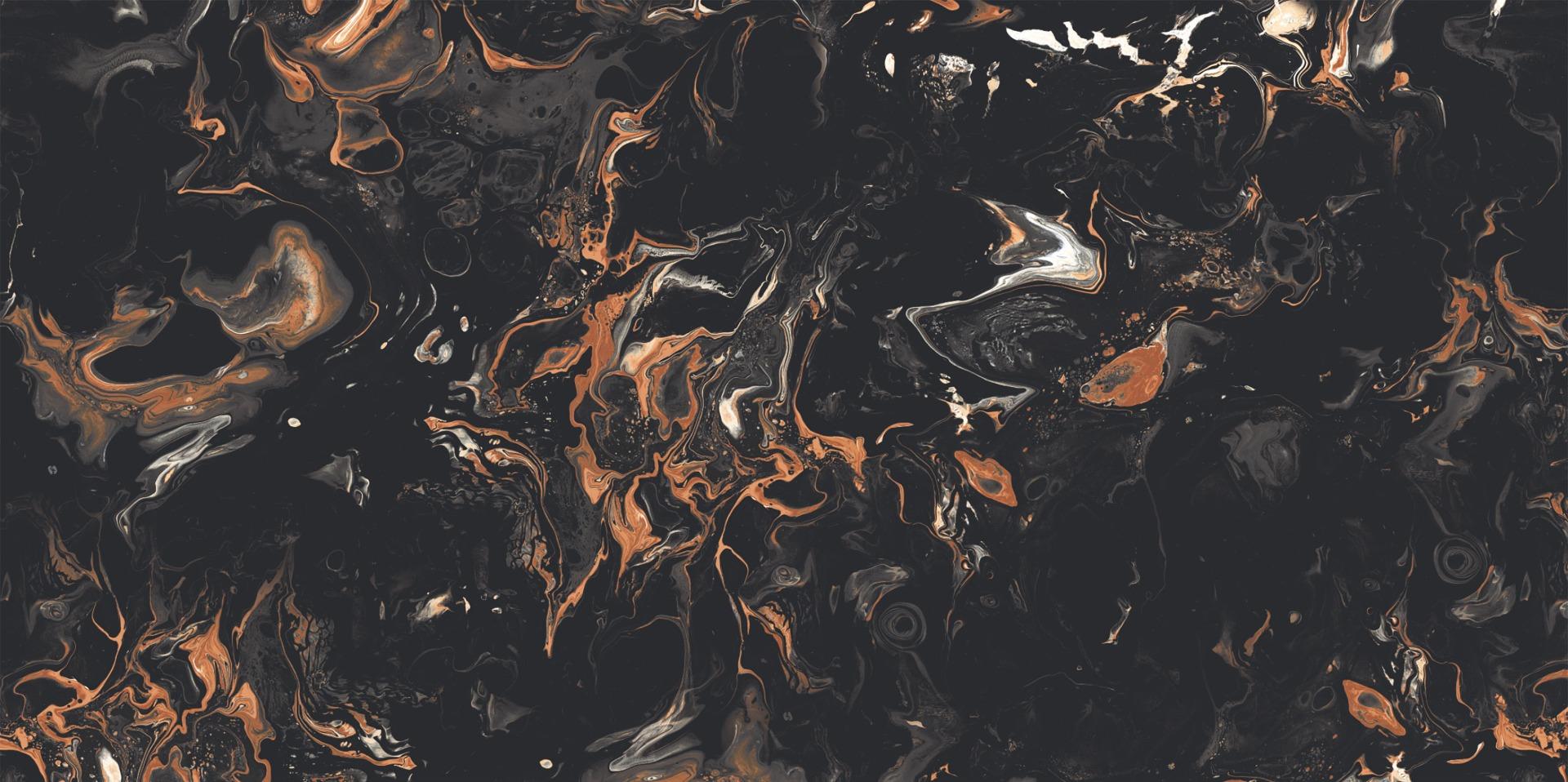 Super Glossy Finish DR Liquid Flame Black Super Gloss false tile 600x1200 mm
