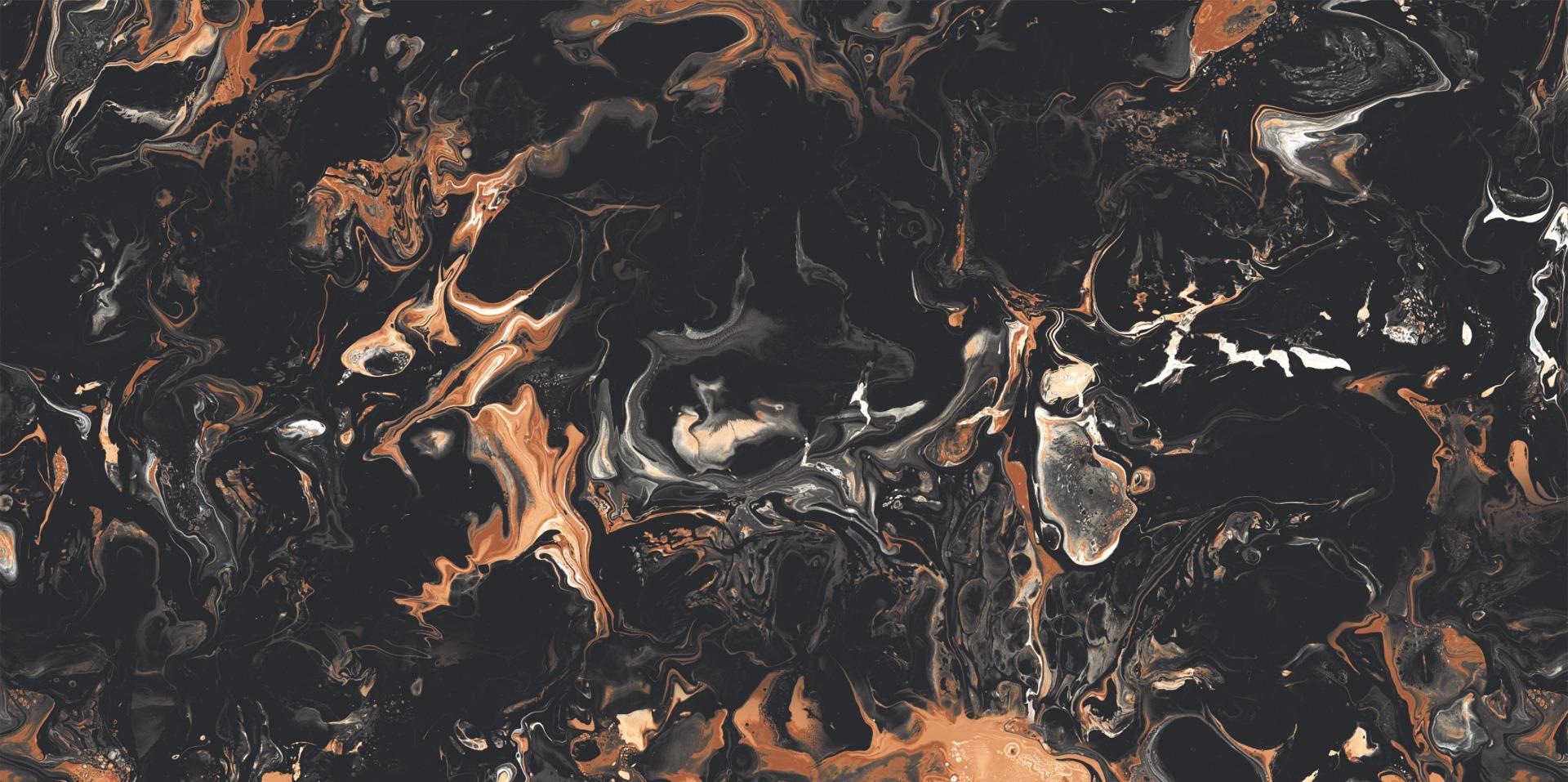 Super Glossy Finish DR Liquid Flame Black Super Gloss false tile 600x1200 mm