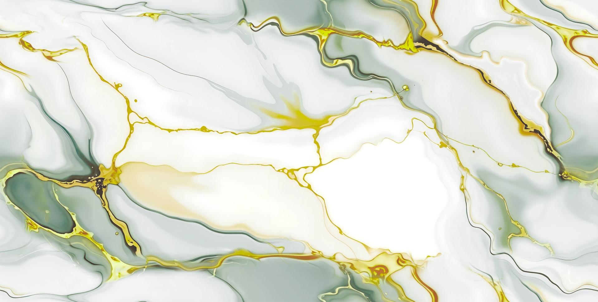 Glossy Finish DR Molten Gold Aqua Endless Gloss Glazed Vitrified Tiles 600x1200 mm