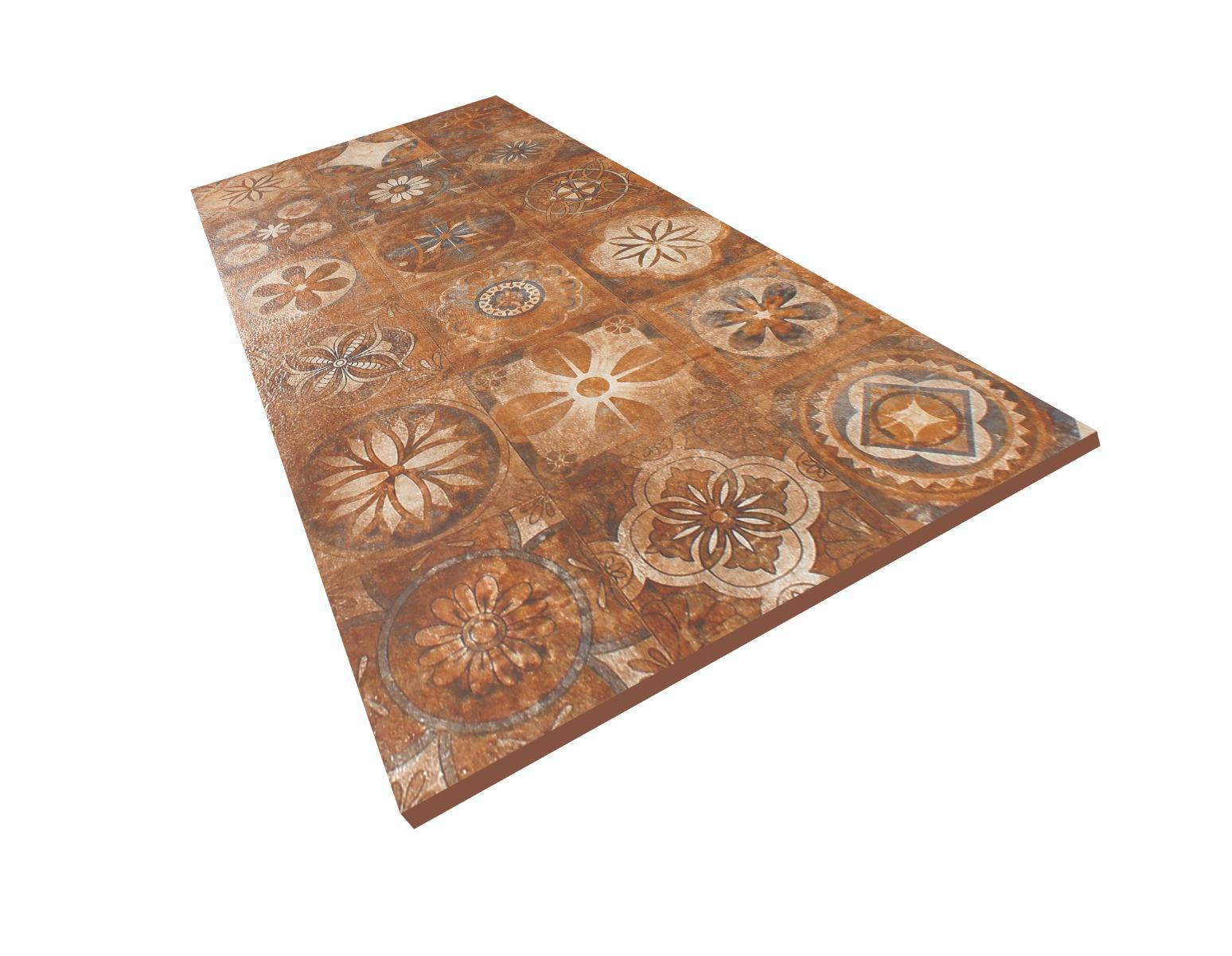 Matte Finish DR Rustica Decor Cloudy Moroccan Art Glazed Vitrified Tiles 600x1200 mm