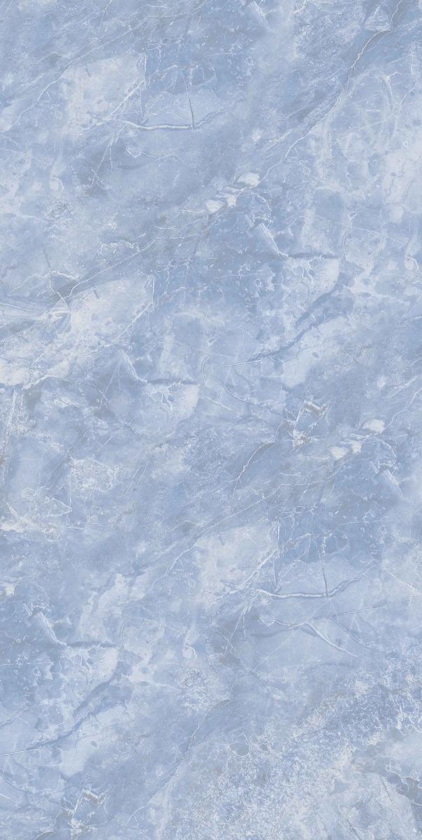 Super Glossy Finish DR Super Gloss Blue Marble Stone LT Glazed Vitrified Tiles 600x1200 mm