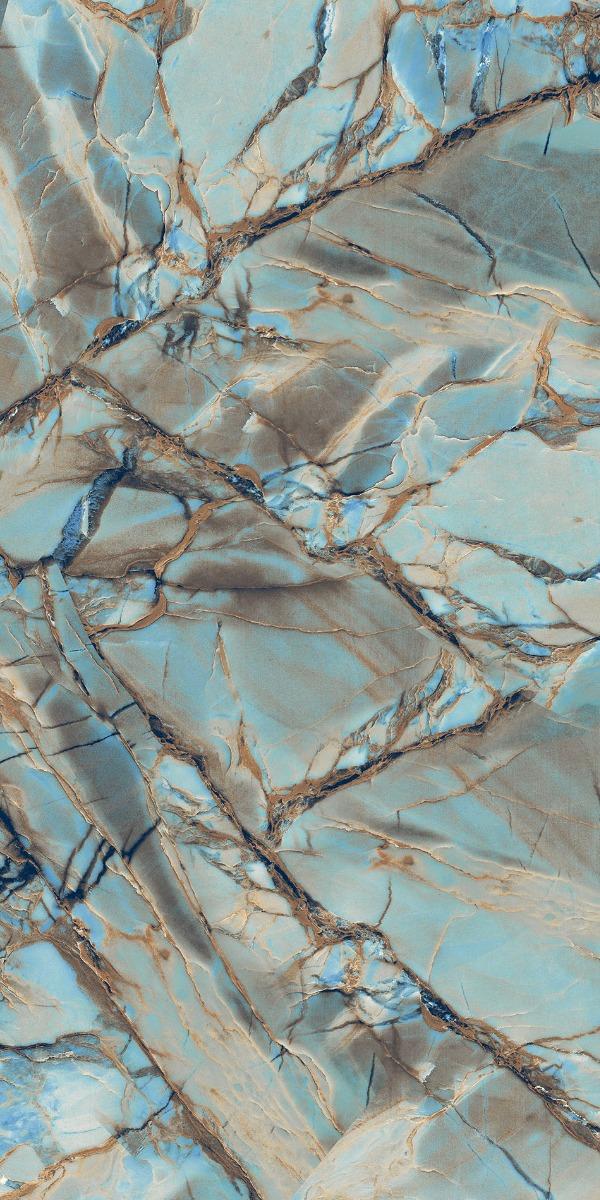 Super Glossy Finish Super Gloss Roma Imperial Aqua Glazed Vitrified Tiles 600x1200 mm