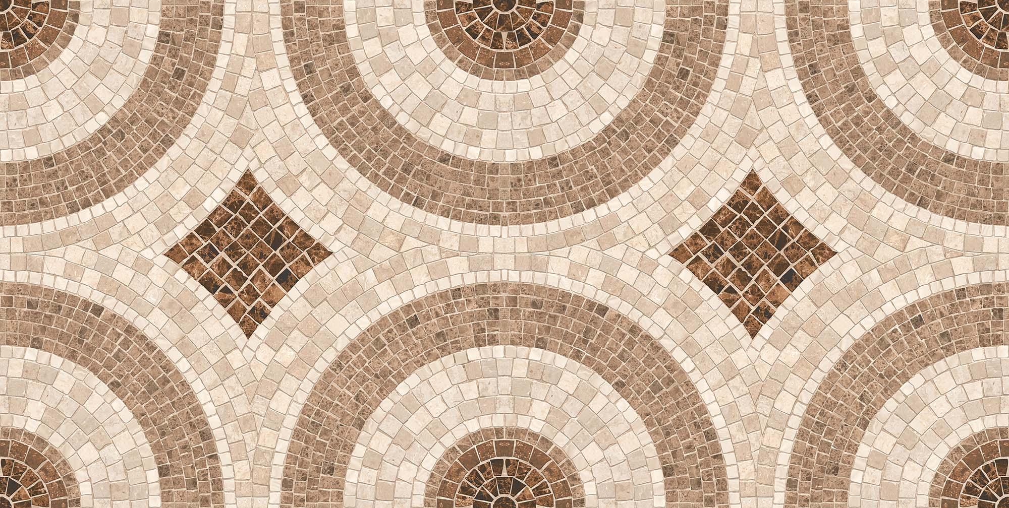 Carving Finish Earthstone Arch  Carving Wallpaper Vitrified tile 600x1200 mm