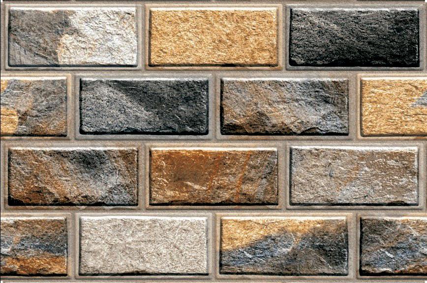 Glossy Finish EHG Brick Rustic Beige Ceramic tile 300x450 mm