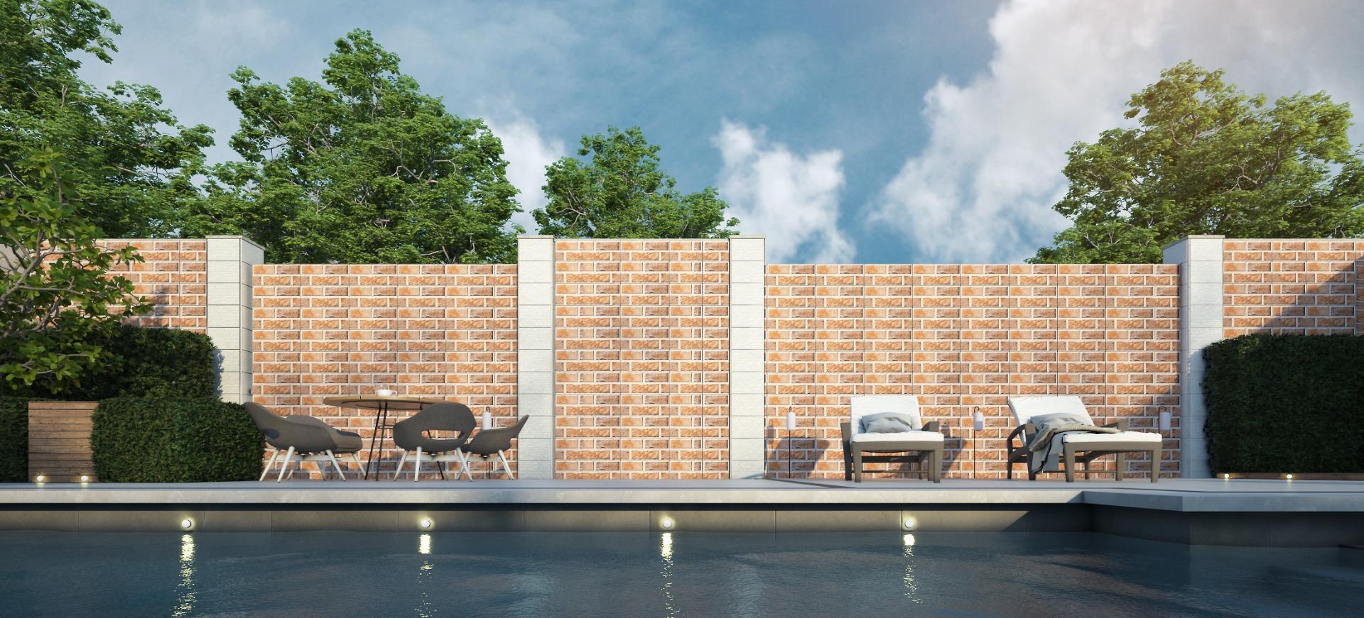 Matte Finish EHM Castle Beige Ceramic tile 300x600 mm