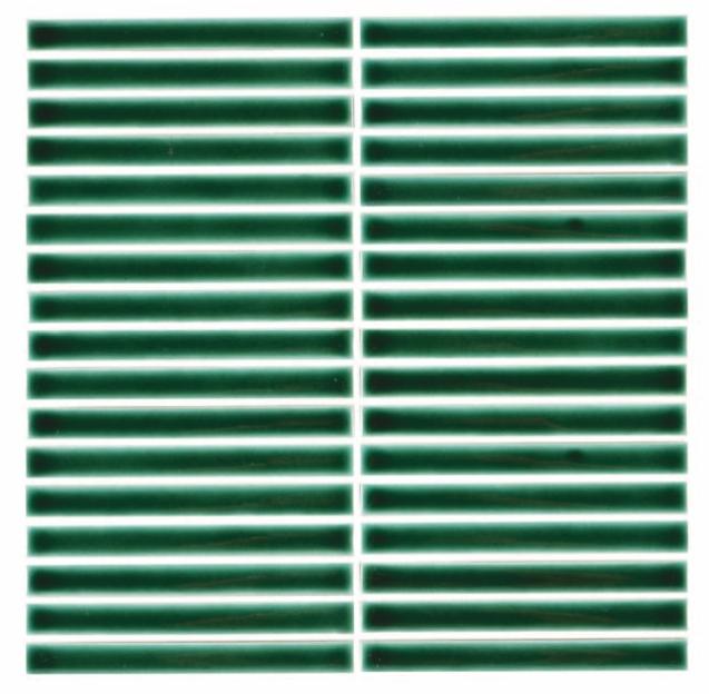 Glossy Finish Emerald Gloss 3D KitKat Ceramic tile 298x303 mm
