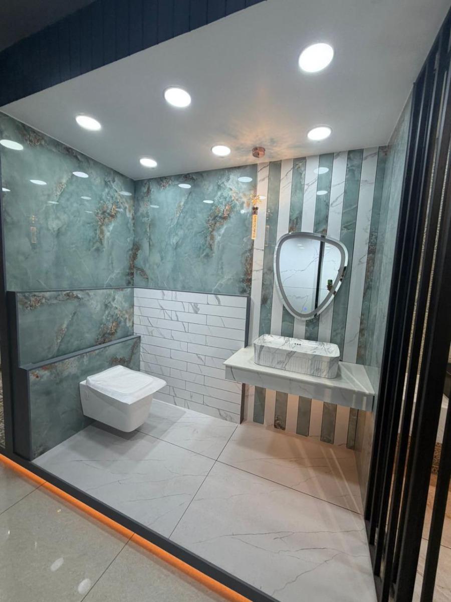 Matte Finish Silken Statuario Bianco Marble Glazed Vitrified Tiles 1200x1800 mm