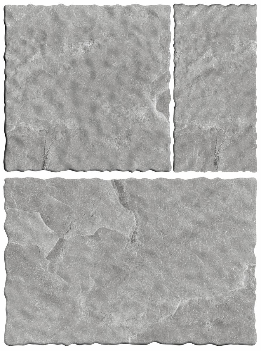 Matte Finish Fog Wavy Edge Modular Vitrified tile 455X305, 305X305,155X305 mm