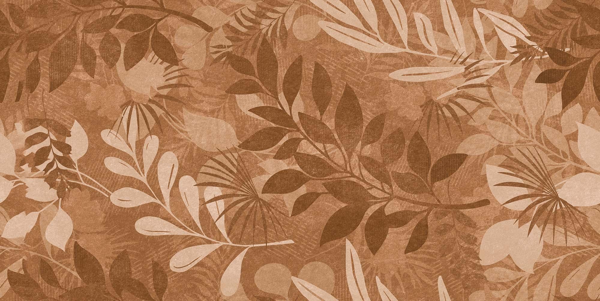 Matte Finish Foliage Sand GHR Wallpaper Vitrified tile 600x1200 mm