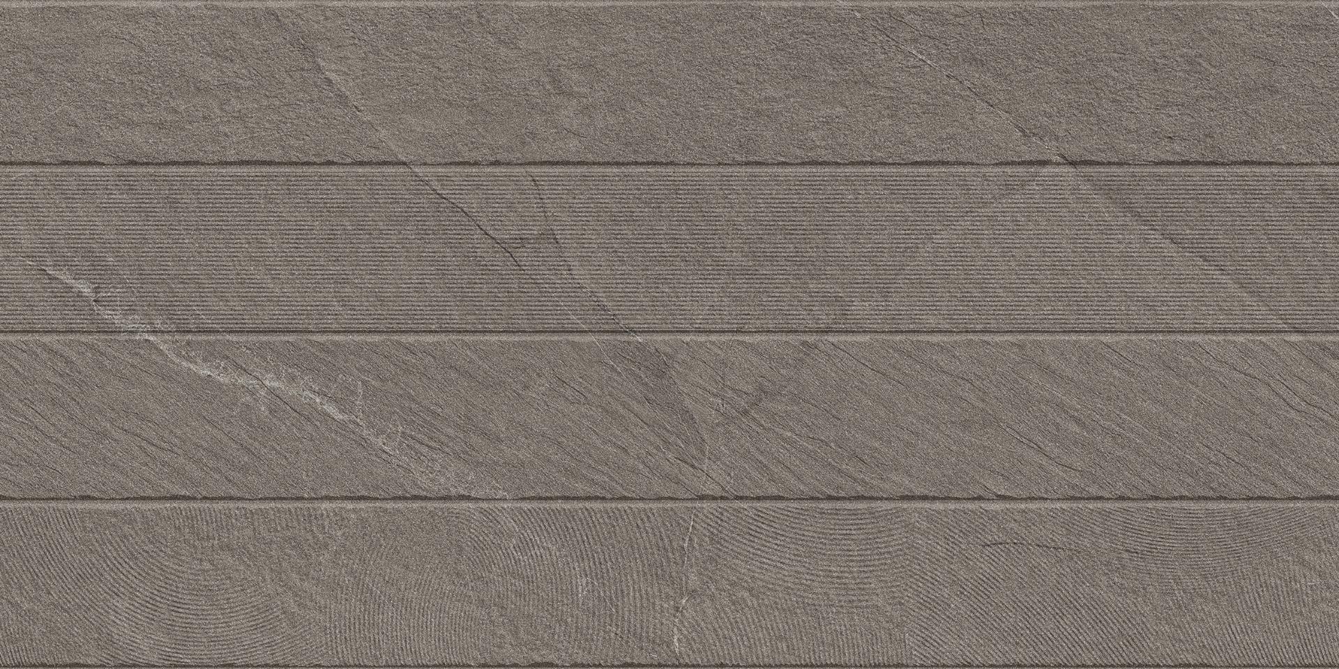 Matte Finish Fossil Strip Punch Porcelain tile 600x1200 mm