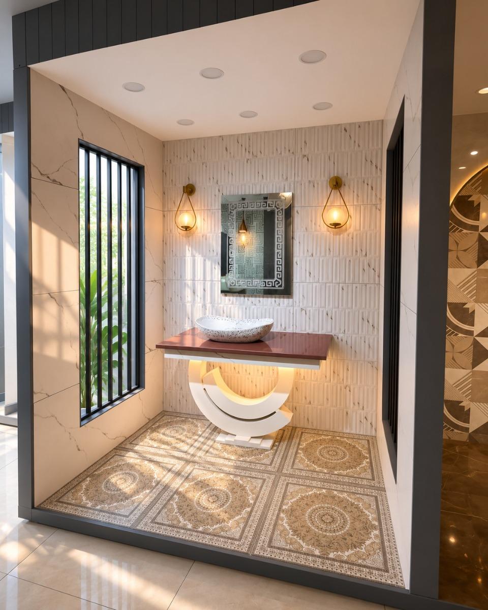 Matte Finish BDF Vintage Persian Taupe FT Forever tile 600x600 mm