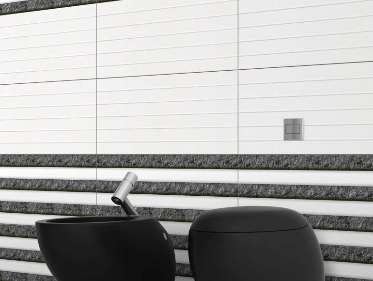 Glossy Finish GFT Lina Star White Ceramic tile 300x600 mm