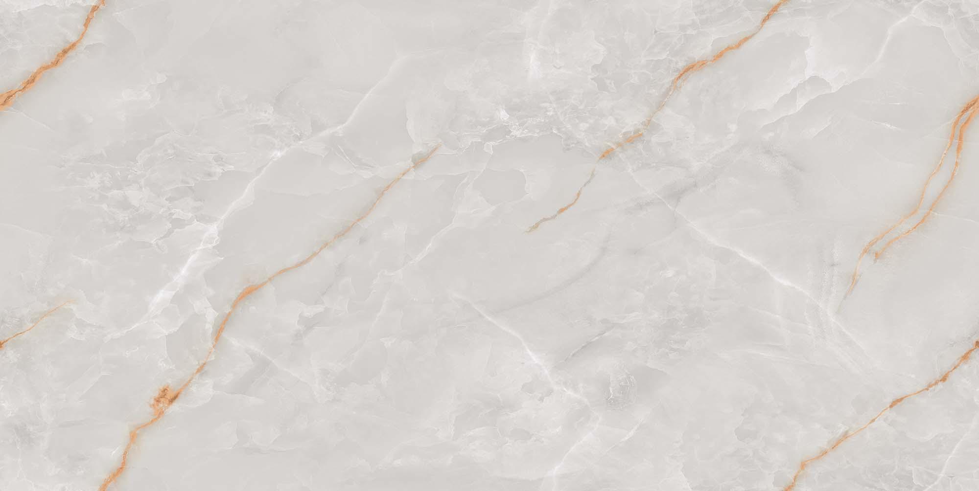 Glossy Finish Gold Streak Onyx Endless Gloss Vitrified tile 600x1200 mm