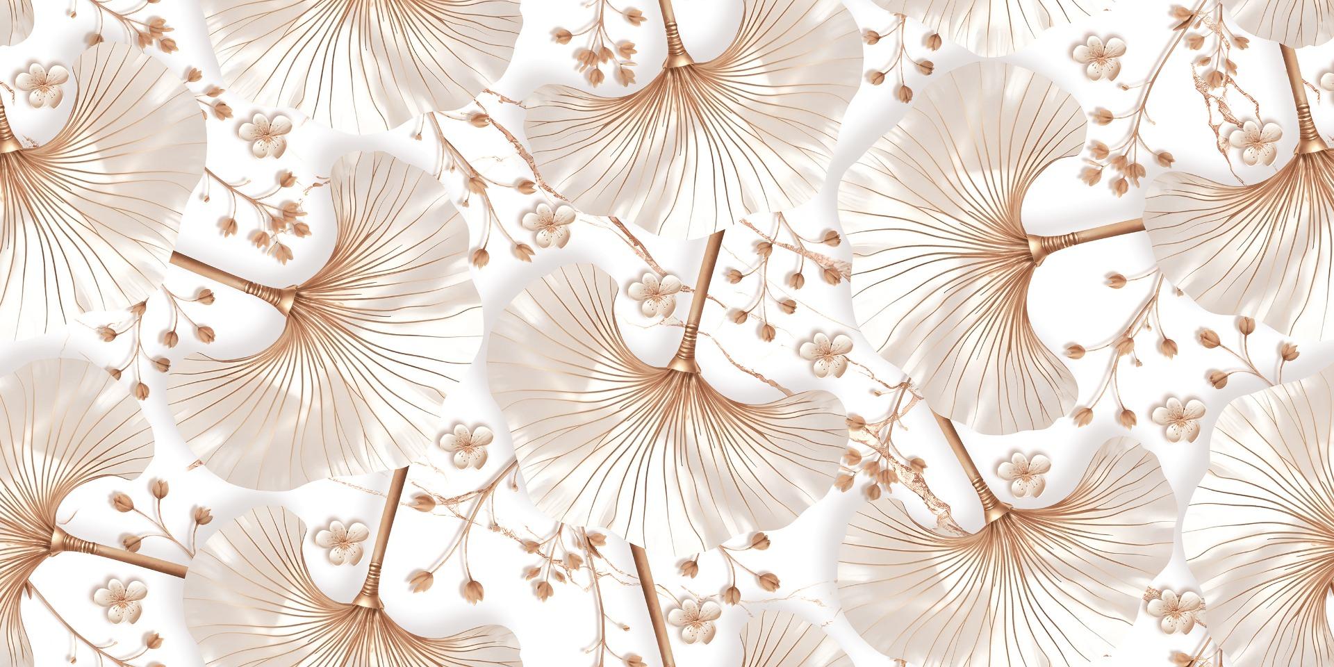 Golden Ginkgo Leaf Wallpaper