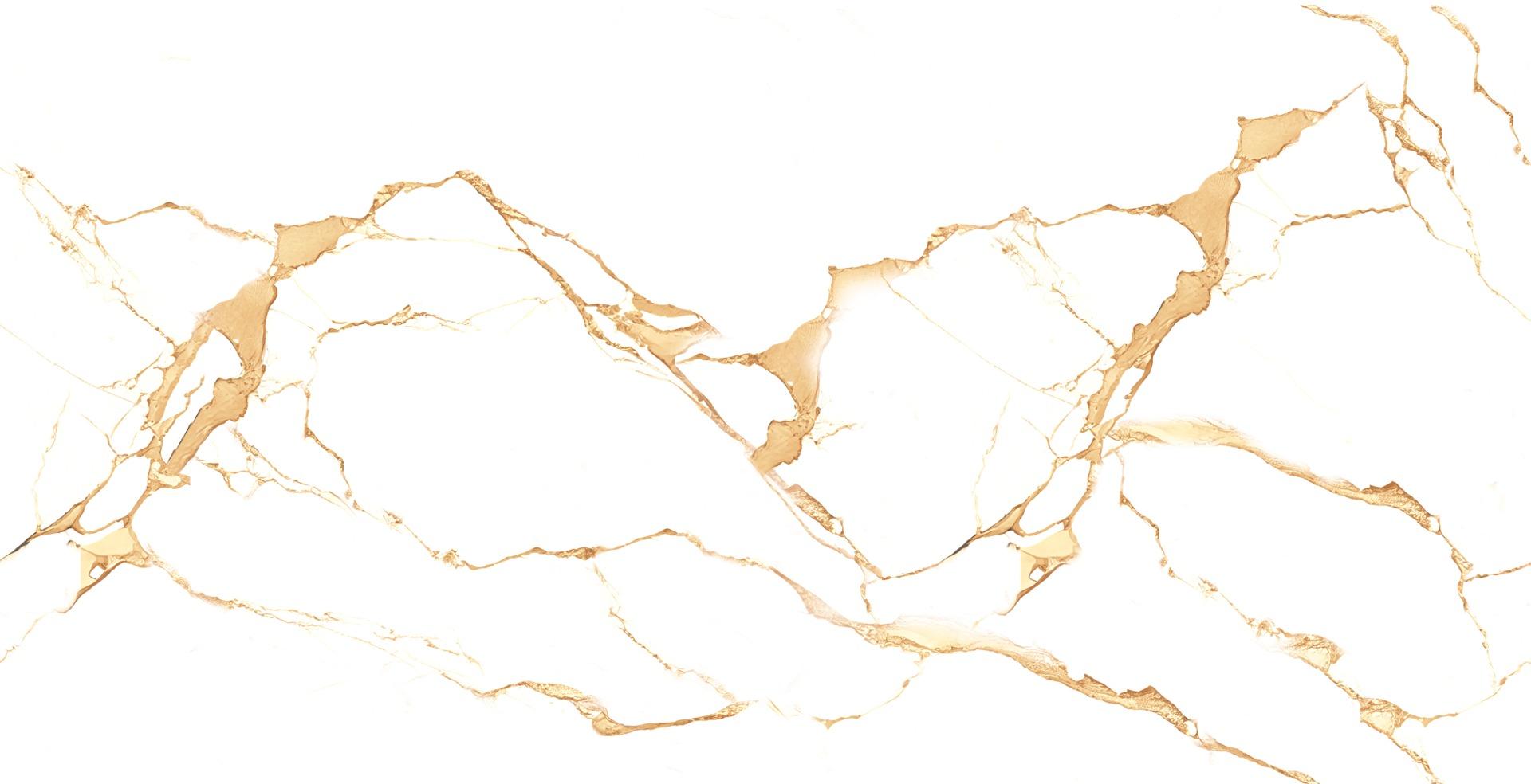 Glossy Finish DR Goldstream Marble Endless Gloss Glazed Vitrified Tiles 600x1200 mm