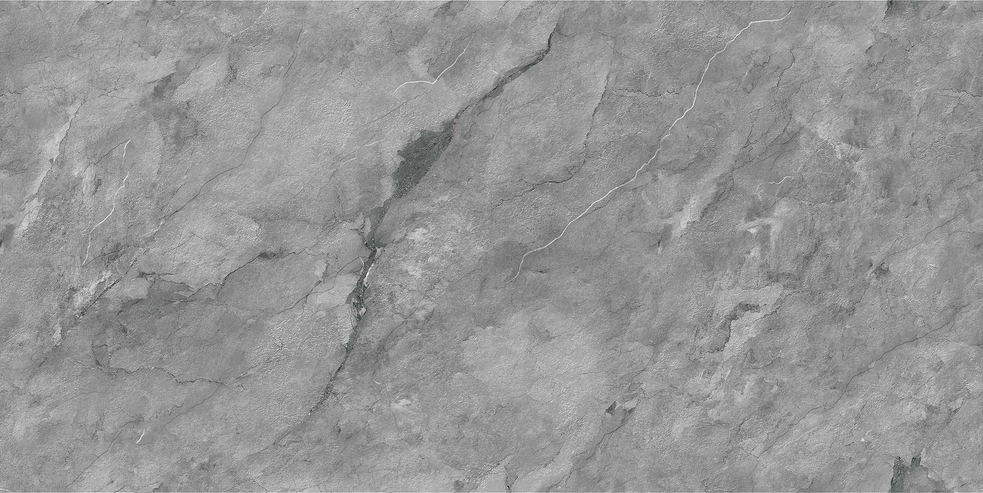 Matte Finish Graphite Mountain Endless Slate Punch Glazed Vitrified Tiles 600x1200 mm