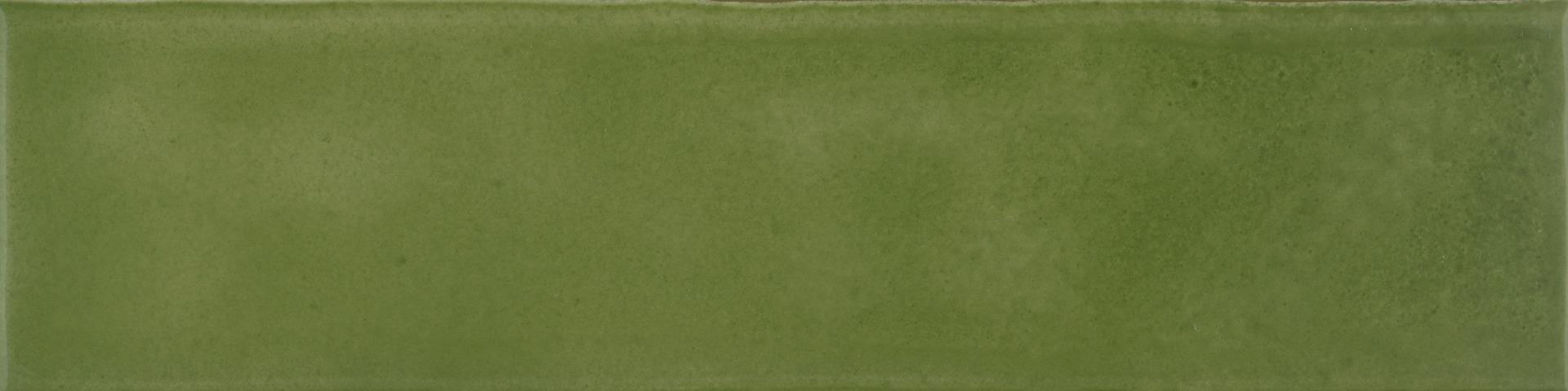 Glossy Finish Green Gloss Fresco Subway Ceramic tile 65x260 mm
