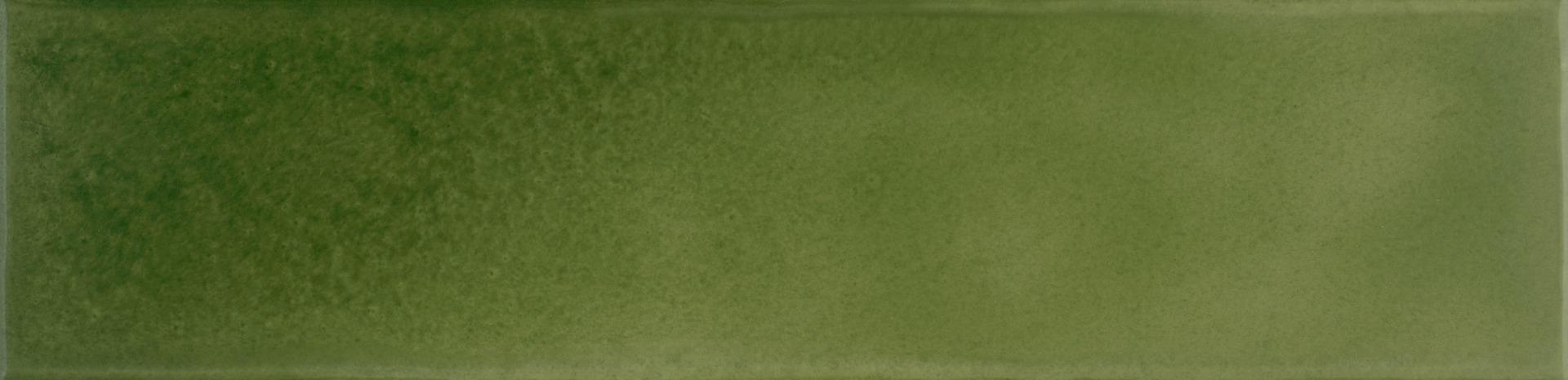 Glossy Finish Green Gloss Fresco Subway Ceramic tile 65x260 mm