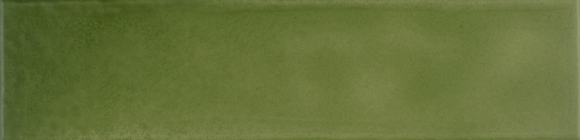 Glossy Finish Green Gloss Fresco Subway Ceramic tile 65x260 mm