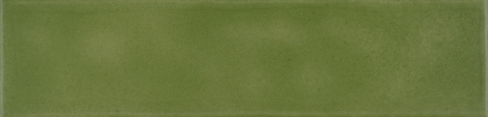 Glossy Finish Green Gloss Fresco Subway Ceramic tile 65x260 mm