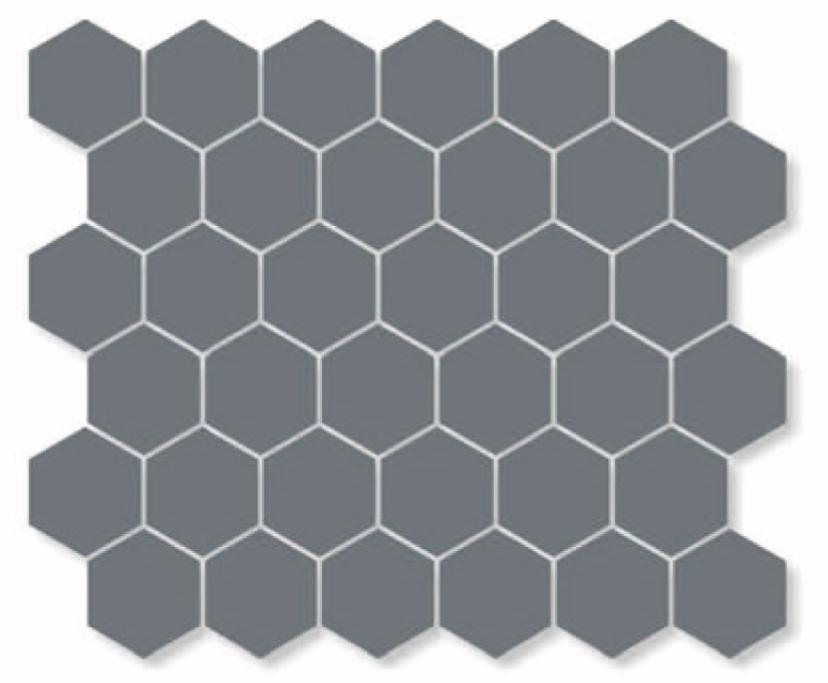 Glossy Finish Grey Gloss Honeycomb Ceramic tile 277x322 mm