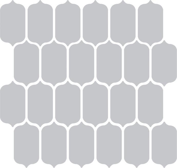 Glossy Finish Grey Gloss Lantern Ceramic tile 260x265 mm
