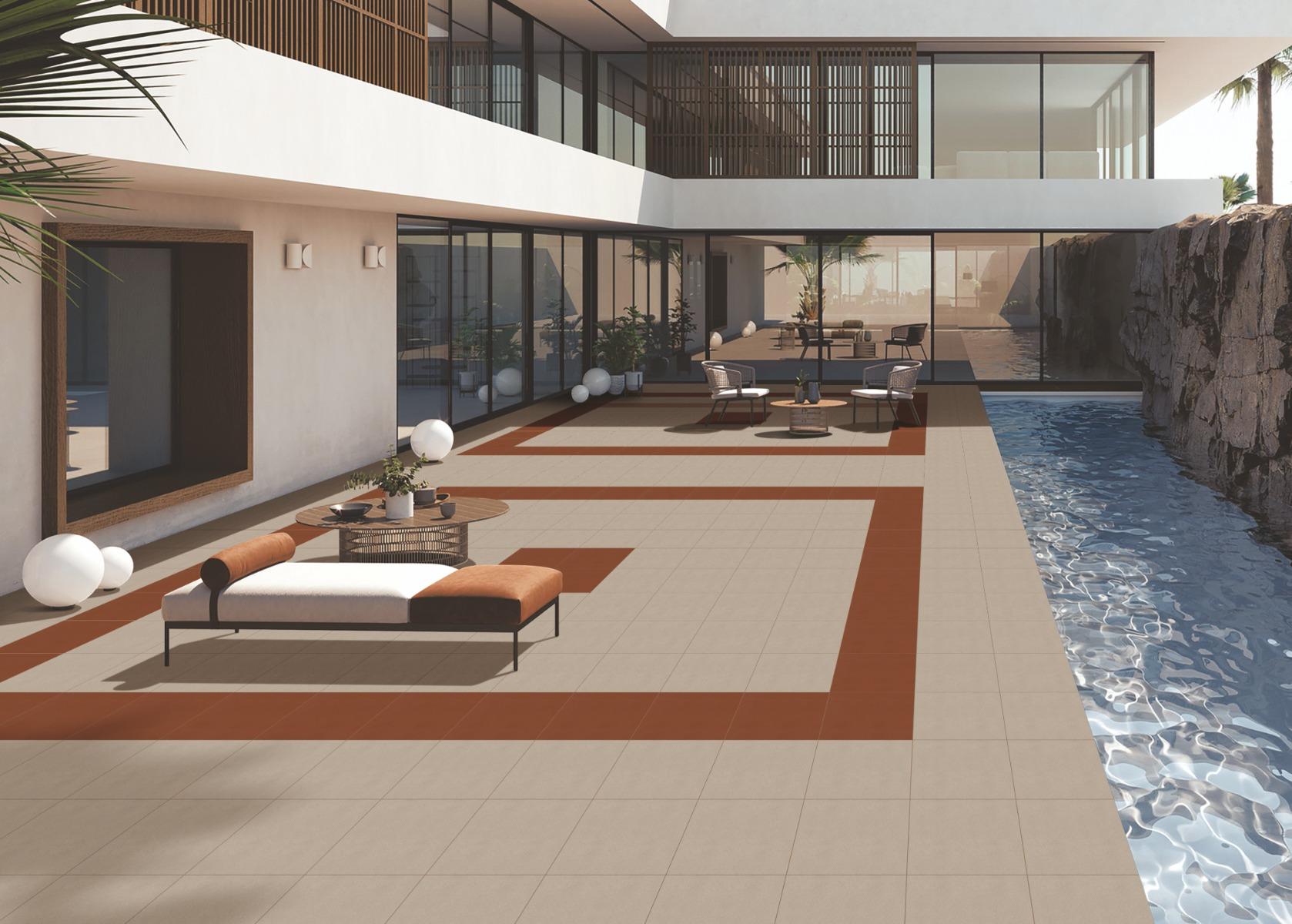 Matte Finish Grey Plain Vitripark Vitrified tile 300x300 mm