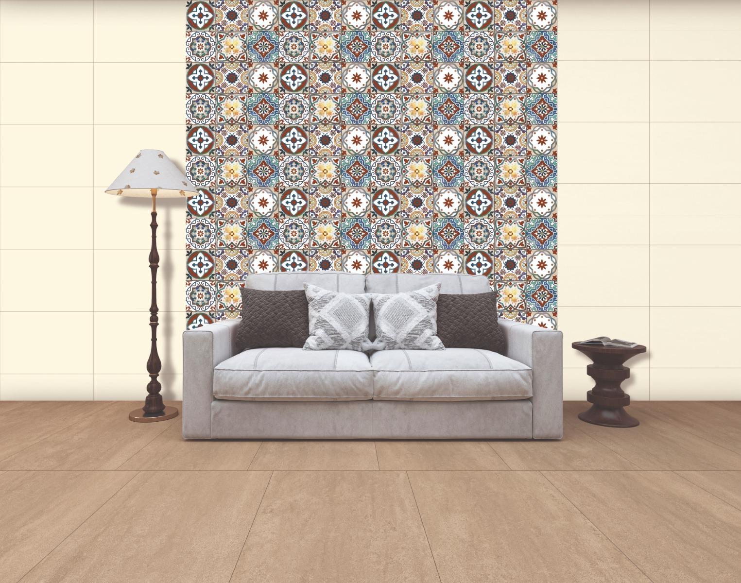Glossy Finish HHG 2by3 Moroccan Multi HL Ceramic tile 300x450 mm