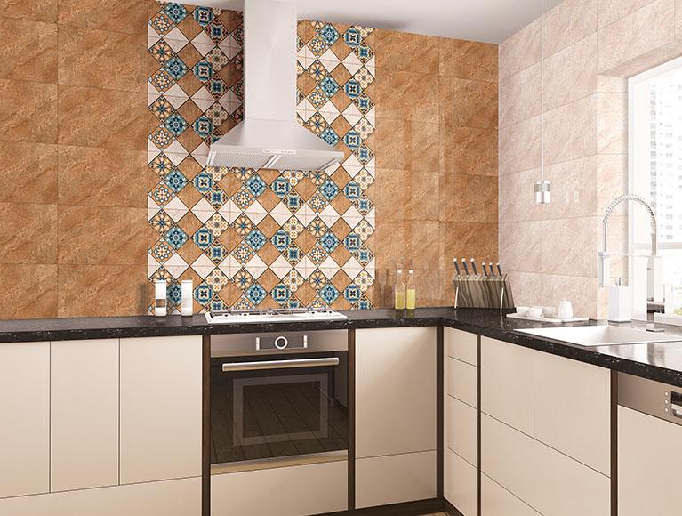 Glossy Finish HBG Ardesia Marble Brown Ceramic tile 300x450 mm