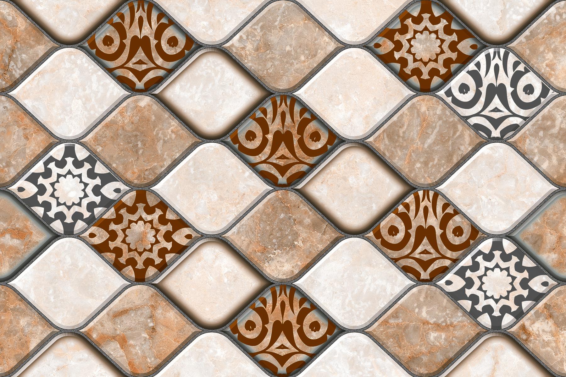 Cream Tiles for Bathroom Tiles, Living Room Tiles, Kitchen Tiles, Bedroom Tiles, Balcony Tiles