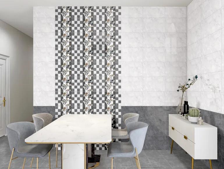Glossy Finish HBG Soapstone Grey LT Ceramic tile 300x450 mm