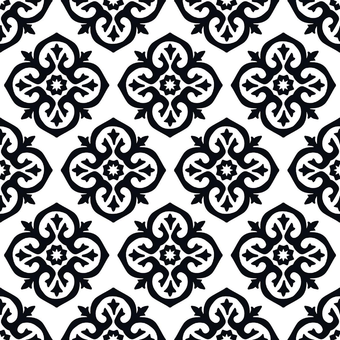 false HP Black Grid Athangudi Art Digital Paver tile 300x300 mm