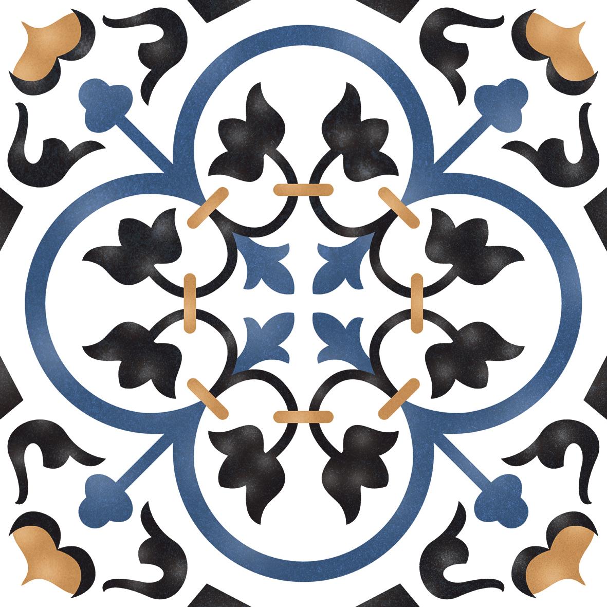 Matte Finish 300X300 HP Culto Blue 10 Pcs Prem Ceramic tile 300x300 mm