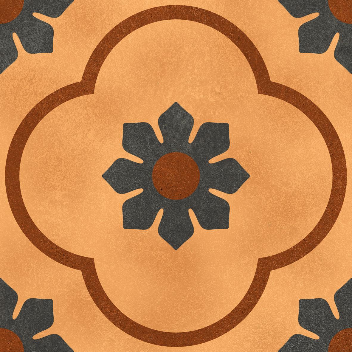 Matte Finish HP Earthform Athangudi Ceramic tile 300x300 mm