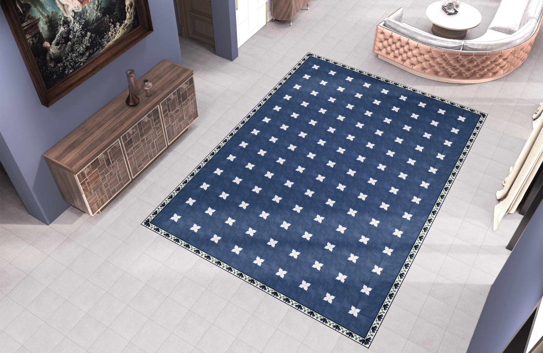 false HP Indigo Floret Digital Paver tile 300x300 mm